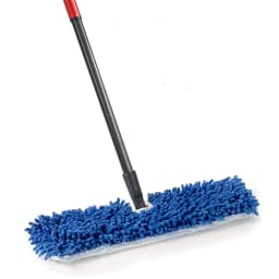 Microfiber Flip Mop Replacement Pad, Super Absorbent Chenille Mop Head Refill, Washable Mop Cloth for Wet & Dry Floor Cleaning - 19.3" x 5.9"(Blue) - Thumbnail 5