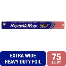 Reynolds Wrap Heavy Duty Aluminum Foil, 18 Inch Width, 75 square feet - Thumbnail 1