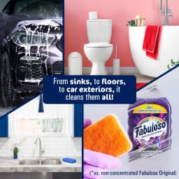 Fabuloso 10X Concentrated Gel, Multi-Purpose Cleaner, Toilet Cleaner, Floor Cleaner, Lavender Scent, 12 fl oz Bottle - Thumbnail 3