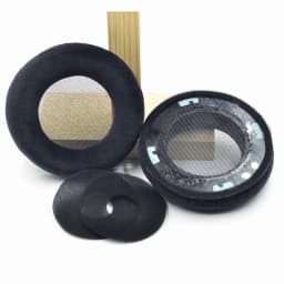 RHEA- 1Pair L+R Ear Pads Cushion Cushion Velvet For Akg K701 K702 Q701 Pro Headphone B - Thumbnail 3
