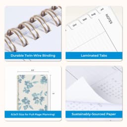 Blue Sky 2025-2026 Academic Year Weekly and Monthly Planner Calendar, July 2025 - June 2026, 12-Month, 8.5" x 11", Flexible Cover, Wirebound - Thumbnail 8