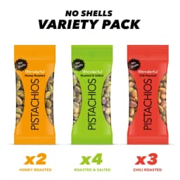 Wonderful Pistachios No Shells Variety, 0.75 Ounce Bags (Pack of 9) - Thumbnail 2
