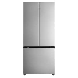 Simzlife 17.5 Cu. ft. French Door Refrigerator Built-in Ice Maker,Counter-Depth Refrigerator with Bottom Freezer,Silver - Thumbnail 1