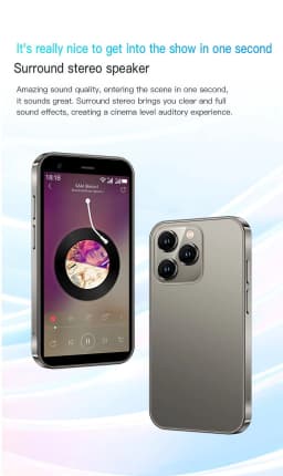 SOYES XS15 Android 8.1 2GB RAM 16GB ROM Ultra-thin 3 Inch Dual SIM Smart Phone, Grey - Thumbnail 21