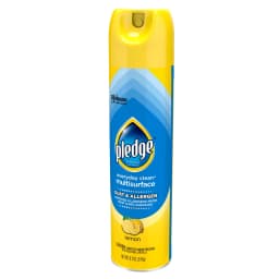 Pledge Clean It Dust & Allergen Multi Surface Cleaner Spray, Spring Cleaning Supplies, Lemon Scent, 9.7 Ounce - Thumbnail 8