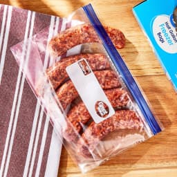 Great Value Double Zipper Half Gallon Freezer Bag, 40 Count - Thumbnail 2