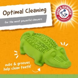 Arm & Hammer Super Treadz Gator Durable Dog Dental Toy - Thumbnail 3