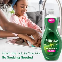 Palmolive Ultra Strength Liquid Dish Soap, Cuts Grease and Grime, No Soaking Needed, 20 fl oz Bottle - Thumbnail 3
