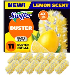 Swiffer Dusters Heavy Duty Duster Refills, Lemon Scent, 11 Count - Thumbnail 1