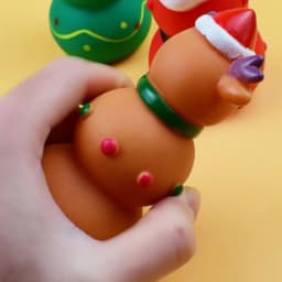 Christmas Dog Squeaky Chew Toy ,Christmas Tree, Santa Claus, Elk, For Small Medium Dogs Interactive Fetch And Play Training - Thumbnail 4