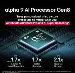 LG 42-Inch Class OLED evo AI Super Upscaling 4K C5 Series Smart TV w/Dolby Atmos & Vision, HDR10, Filmmaker Mode - Thumbnail 4