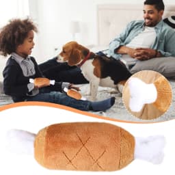 kladzum Dog Toys Small Dog -Chicken Leg Toy Sound Dog Toy Interactive Dog Toys Pet Supplies - Thumbnail 4