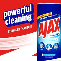 Ajax Powder Cleanser with Bleach, Multi-Purpose Cleaner, Scratch-Free Formula, 21 oz - Thumbnail 2