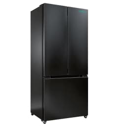 iceBlue 30" Black Stainless Steel French Door Refrigerator, Top Fridge and Drawer Freezer, 17.7 Cu. Ft - Thumbnail 8