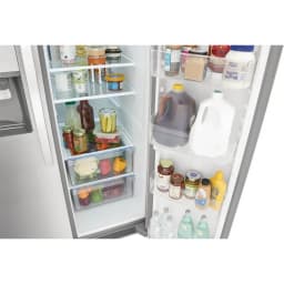 Frigidaire FRSS2623AS 25.6 Cu. Ft. Stainless Steel Side-by-Side Refrigerator - Thumbnail 2