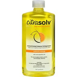 Citra Solv Cleaner & Degreaser, Natural Valencia Orange Oil, USDA Certified, 16 fl oz Bottle - Thumbnail 1