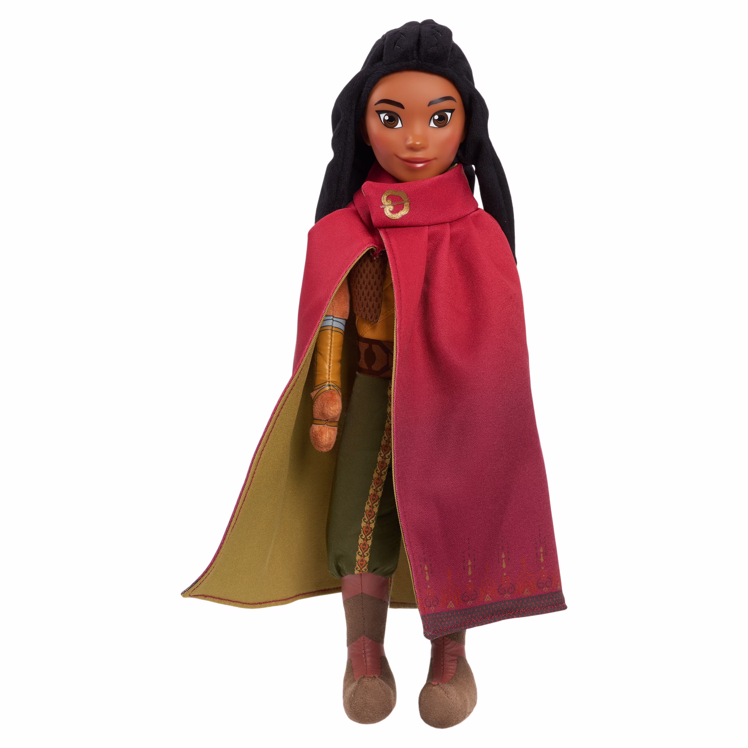 Disney's Raya and the Last Dragon Talking Raya 14-Inch Interactive Plush with Removable Cape, Officially Licensed Kids Toys for Ages 3 Up, Gifts - Thumbnail 3