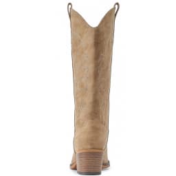 Cowboy Boots For Women Western Cowgirl Boots Mid Calf Snip Toe Boot With Chunky Heel - Thumbnail 5