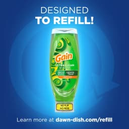 Gain EZ-Squeeze Dishwashing Liquid Dish Soap, Original Scent, 14.70 fl oz - Thumbnail 5