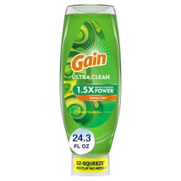 Gain EZ-Squeeze Dishwashing Liquid Dish Soap, Original Scent, 24.30 fl oz - Thumbnail 1