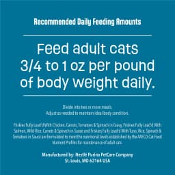 Friskies Fully Load’d Chicken, Salmon, & Tuna Flavor Chunks Wet Cat Food Variety Pack, 5.5 oz. Cans (12 Pack) - Thumbnail 8