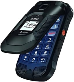Kyocera Duraxe E4830 Epic AT&T Flip Smart Phone 16GB Rugged PTT Wi-Fi LTE Black (New) - Thumbnail 2