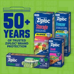 Ziploc® Brand Lunch Duo Variety Pack with EasyGuide™ Texture, Grip 'n Seal Technology™, 200 Count - Thumbnail 9