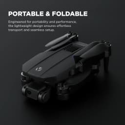 Vivitar SkyVision 4K Ultra HD GPS Foldable Video Drone with 4.3" Display Controller, Brushless Motors, 1-Axis Gimbal, VR Headset, 17-Minute Flight - Thumbnail 9