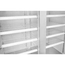 54 in. Commercial Two Glass Door Convertible Reach-In Refrigerator/Freezer with 49 Cu. Ft. Capacity in Stainless Steel, ETL Listed (KM-RIC-2DGD) - Thumbnail 8