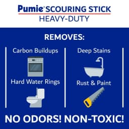 Extra Large Pumie Scouring Stick 2 Count Powerful All Purpose Cleaning Tool - Thumbnail 4