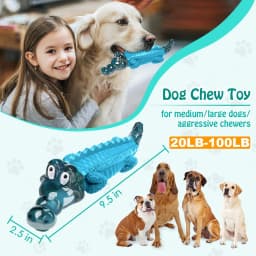 Dog Chew Toys for Aggressive Chewers Tough Indestructible Dog Toys for Large, Medium,Small Breed to Keep Them Busy - Thumbnail 7