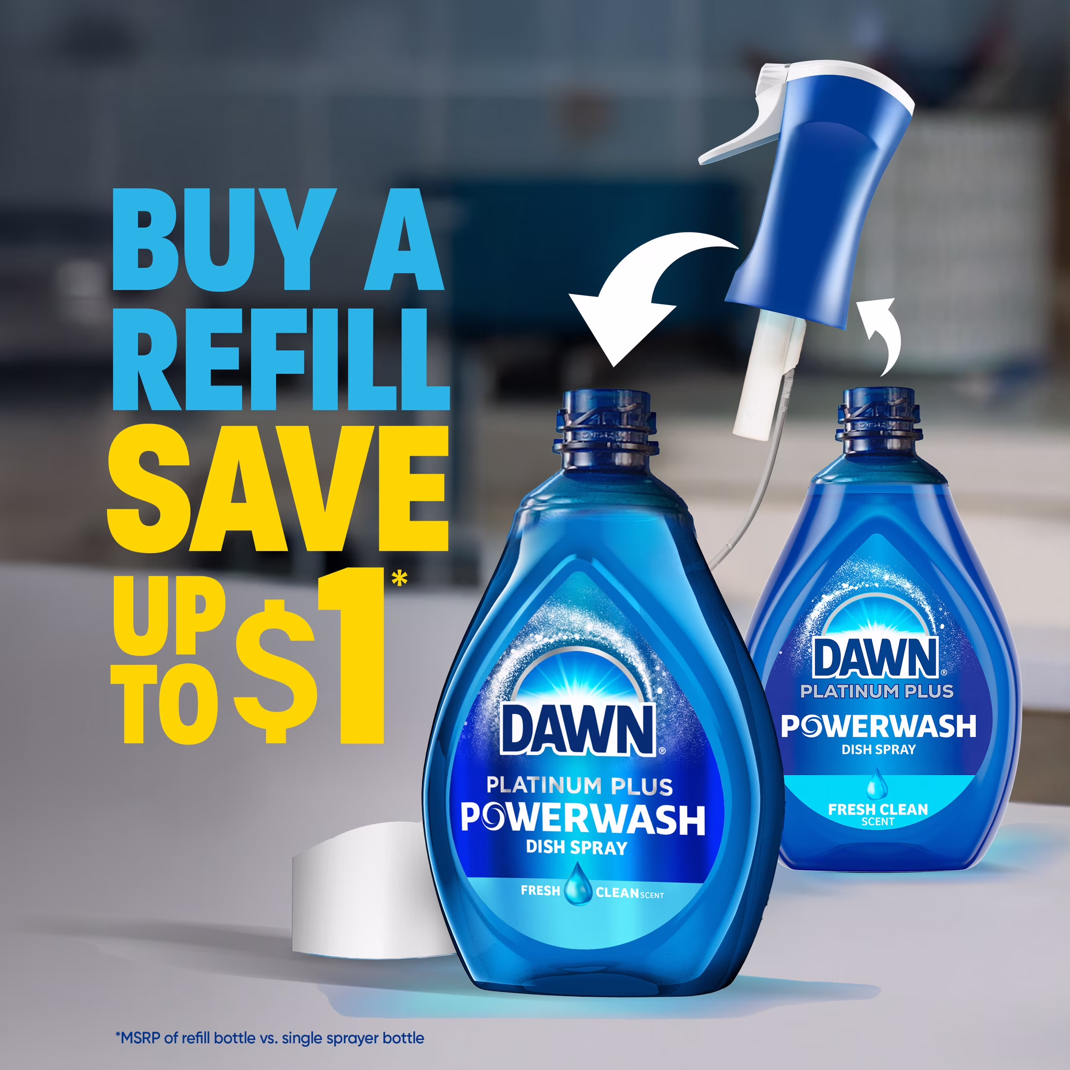 Dawn Powerwash Dish Spray Tropical Watermelon, 16oz Bottle, 2 Pack - Thumbnail 7