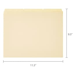 Pen+Gear Manila File Folders, Letter Size, 25 Count - Thumbnail 6