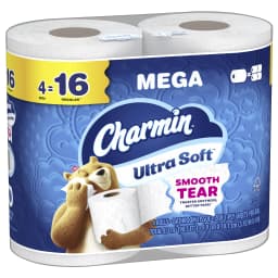 Charmin Ultra Soft Toilet Paper, 4 Mega Rolls, 2-Ply Bath Tissue - Thumbnail 15