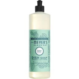 Mrs. Meyers Clean Day Dishwashing Liquid Dish Soap, Cruelty Free Formula, Mint Scent, 16 Oz - Pack - Thumbnail 1
