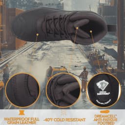 Herman Survivors Men's Freezer Insulated Composite Toe Work Boots - Thumbnail 3