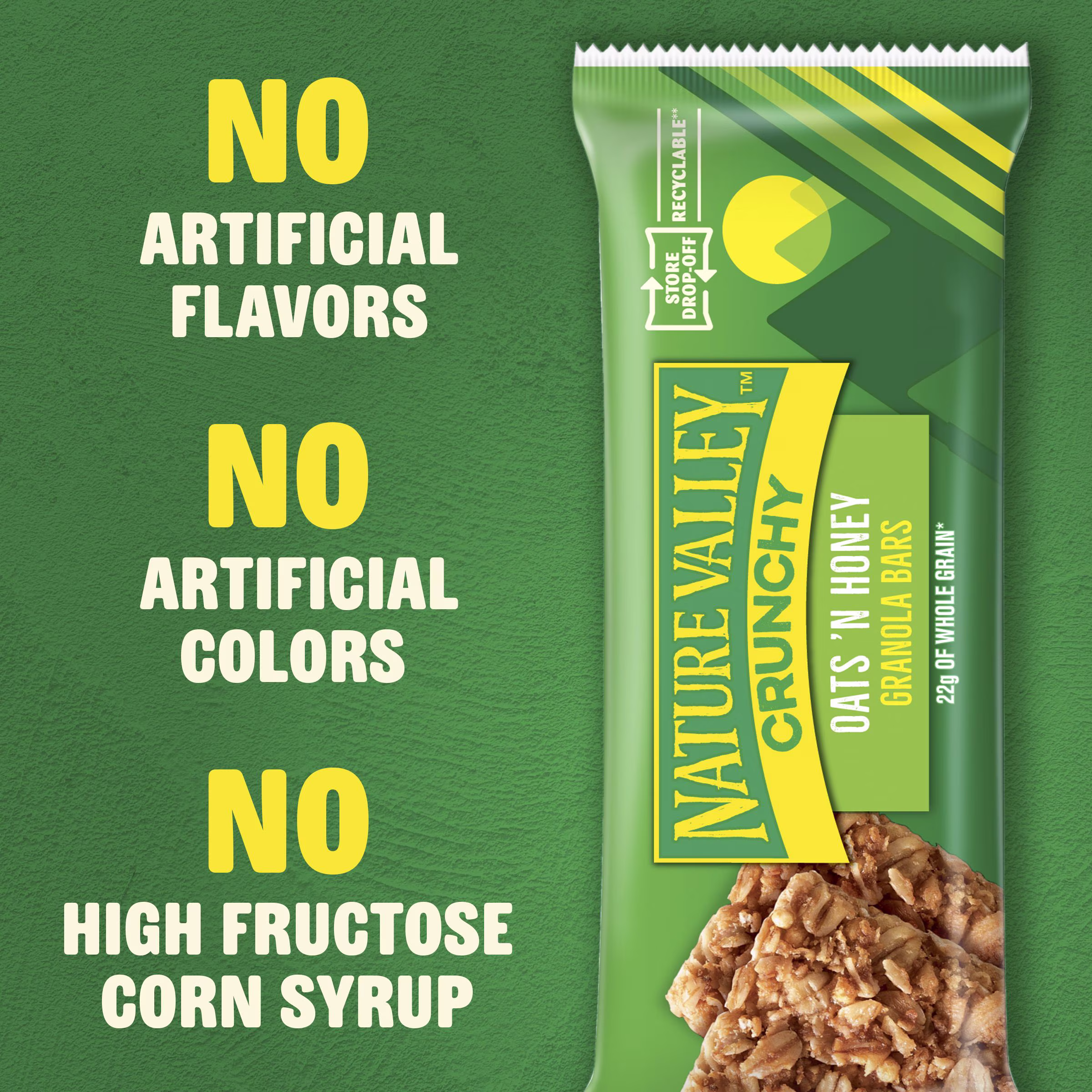 Nature Valley Crunchy Granola Bars, Oats 'n Honey, 12 Count, 8.94 oz (6 Pouches) - Thumbnail 5