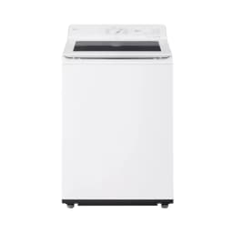 LG 27 Inch Smart Top Load Washer with 5.0 cu ft Capacity, Smart Pairing,Powerful Jet Spray, and Electronic Controls in White WT8200CW - Thumbnail 1