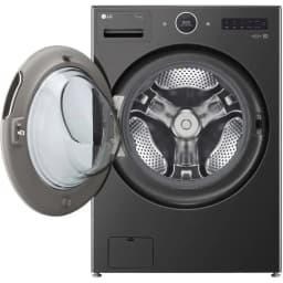 LG WM6700HBA 5.0 Cu. Ft. Black Steel Front Load HE Stackable Smart Washer - Thumbnail 4