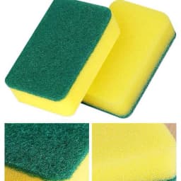 14 Count Kitchen Sponges Dishwashing Pack, Microfiber Sponge, Dish Scrubber Set, Non Scratch, Highly Absorbent, Easy to Foam, More Durable, Esponja - Thumbnail 4