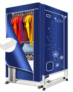 KASYDoFF Portable Clothes Dryer, 1600W-110V Clothes Dryer, 67Inch -3 Tier Foldable Clothes Dryers Rack, Energy Saving Portable Dryer for Apartment - Thumbnail 1