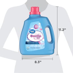 Great Value Gentle Soft Fabric Softener, Spring Showers, 111 fl oz, 150 Loads, Compare to the Softening of Downy® - Thumbnail 9