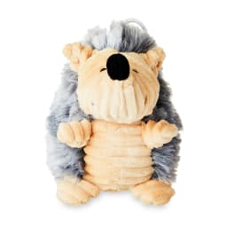 Vibrant Life Gray Hedgehog Plush Dog Toy with Squeaker, Chew Level 2 - Thumbnail 1
