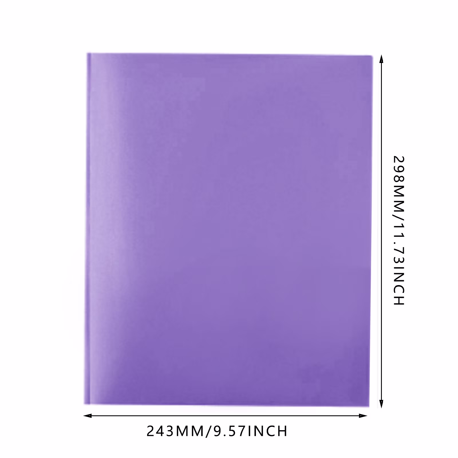 Plastic Folders with Two Pockets And Prongs Pocket Folders with Metal Prongs Fastener Clasps Letter Size File Folders Colored Folders Reusable - Thumbnail 8