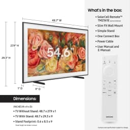 Samsung 55-in LS03D The Frame Smart TV Bundle with Modern Brown Bezel (2024) - QN55LS03DAFXZA + VG-SCFA55BWBZA - Thumbnail 3