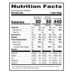 Great Value Kids Low-fat Blueberry & Strawberry Yogurt Variety Pack, 2 oz Yogurt Tubes, 8 Count - Thumbnail 8