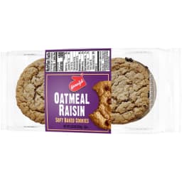 Homestyle Soft Baked Oatmeal Raisin Cookie 6 Count, Ready to Eat, Kosher Dairy, Contains: Eggs, Milk, Soy, Wheat - Thumbnail 1