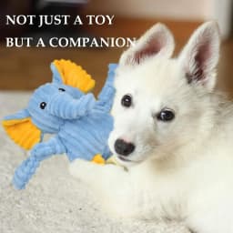 LECHONG Christmas Dog Toys for Small Dogs, 5 Pack, Stuffed Animal Squeaky Dog Toys for Medium and Large Dogs, Puppy Toys - Thumbnail 7