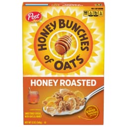 Honey Bunches of Oats Honey Roasted Breakfast Cereal with Oats and Granola Clusters, 12 oz Box - Thumbnail 1
