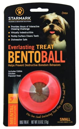 Starmark Everlasting Treat Bento Ball Tough Dog Chew Toy Small - Thumbnail 2